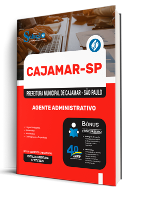 Apostila Prefeitura de Cajamar - SP 2026 - Agente Administrativo - Imagem 2