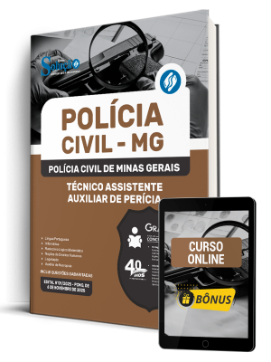Apostila PC MG 2025 - Técnico Assistente - Auxiliar de Perícia - Imagem 2
