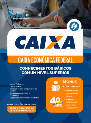 Apostila CAIXA 2025 - Conhecimentos Básicos - Comum Nível Superior - Imagem 3