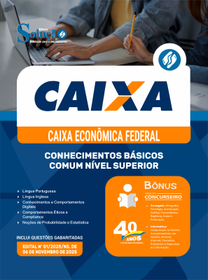 Apostila CAIXA 2026 em PDF - Conhecimentos Básicos - Comum Nível Superior - Imagem 1