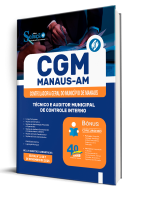 Apostila CGM Manaus-AM 2025 - Técnico Municipal de Controle Interno - Imagem 2