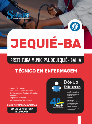 Apostila Prefeitura de Jequié - BA 2025 - Técnico de Enfermagem - Imagem 3