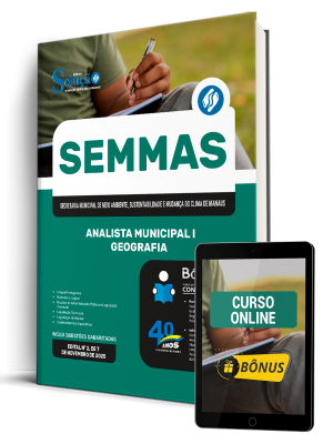 Apostila SEMMAS 2025 - Analista Municipal I (Geografia) - Imagem 1