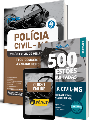 Combo PC-MG 2025 - Técnico Assistente - Auxiliar de Perícia - Imagem 1