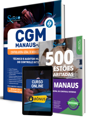 Combo CGM Manaus-AM 2025 - Técnico Municipal de Controle Interno - Imagem 1