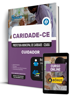 Apostila Prefeitura de Caridade-CE 2025 - Cuidador - Imagem 1
