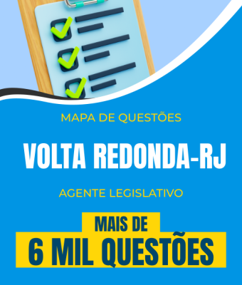 Mapa de Questões Online - Câmara de Volta Redonda-RJ - Agente Legislativo I - 6 Mil Questões - Imagem 1
