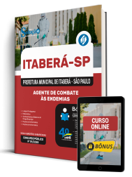 Capa Apostila Prefeitura de Itaberá - SP 2025 - Agente de Combate a Endemias (ACE)