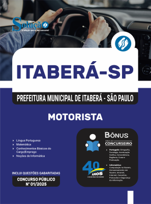 Apostila Prefeitura de Itaberá - SP 2025 - Motorista - Imagem 3