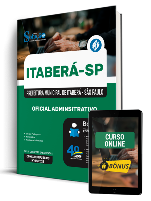 Apostila Prefeitura de Itaberá - SP 2025 - Oficial Administrativo - Imagem 1