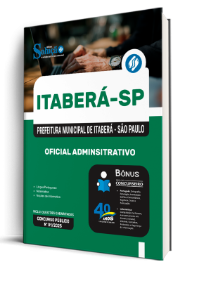 Apostila Prefeitura de Itaberá - SP 2025 - Oficial Administrativo - Imagem 2
