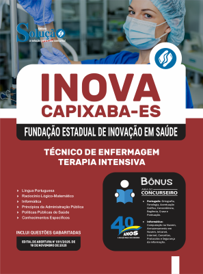 Apostila INOVA Capixaba 2025 - Técnico de Enfermagem - Terapia Intensiva - Imagem 3