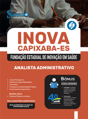 Apostila INOVA Capixaba 2025 - Analista Administrativo - Imagem 3