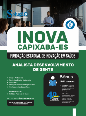 Apostila INOVA Capixaba 2025 - Analista Desenvolvimento de Gente - Imagem 3