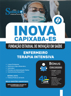 Apostila INOVA Capixaba em PDF 2026 - Enfermeiro - Terapia Intensiva - Imagem 1