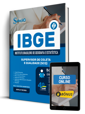 Apostila IBGE 2025 - Supervisor de Coleta e Qualidade (SCQ) - Imagem 1