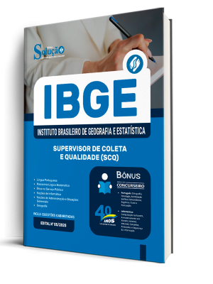 Combo IBGE 2025 - Supervisor de Coleta e Qualidade (SCQ) - Imagem 2