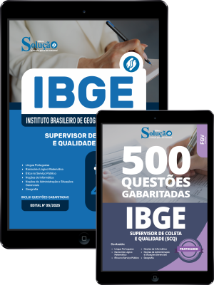 Combo IBGE 2025 - Supervisor de Coleta e Qualidade (SCQ) - Imagem 1