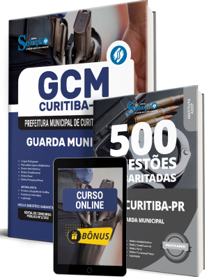 Combo Prefeitura de Curitiba - PR 2026 - Guarda Civil Municipal - Imagem 1