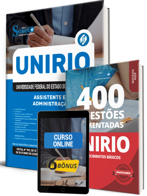 Combo UNIRIO 2025 - Assistente em Administração - Imagem 1