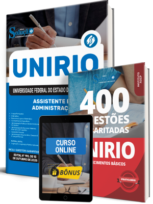 Combo UNIRIO 2026 - Assistente em Administração - Imagem 1