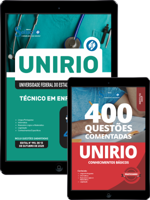 Combo UNIRIO 2025 - Técnico em Enfermagem - Imagem 1