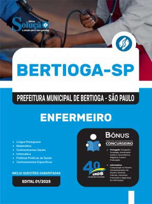 Apostila Prefeitura de Bertioga - SP 2025 - Enfermeiro - Imagem 3