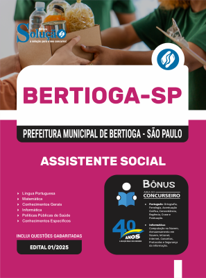 Apostila Prefeitura de Bertioga - SP 2025 - Assistente Social - Imagem 3