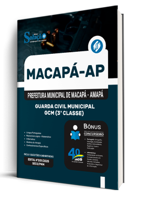 Apostila Prefeitura de Macapá - AP 2025 - Guarda Civil Municipal - GCM (3ª Classe) - Imagem 2