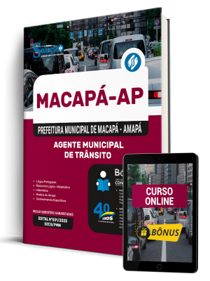 Apostila Prefeitura de Macapá - AP 2025 - Agente Municipal de Trânsito - Imagem 1