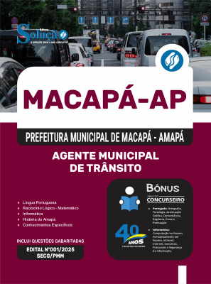 Apostila Prefeitura de Macapá - AP 2025 - Agente Municipal de Trânsito - Imagem 3