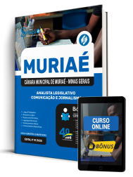 Capa Apostila Câmara de Muriaé - MG 2025 - Analista Legislativo - Comunicação e Jornalismo