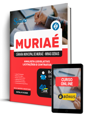 Apostila Câmara de Muriaé - MG 2025 - Analista Legislativo – Licitações e Contratos - Imagem 1