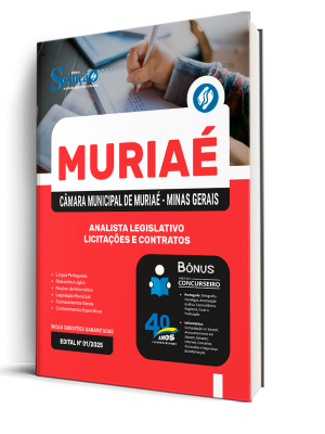 Apostila Câmara de Muriaé - MG 2025 - Analista Legislativo – Licitações e Contratos - Imagem 2