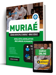 Capa Apostila Câmara de Muriaé - MG 2025 - Analista Legislativo – Recursos Humanos