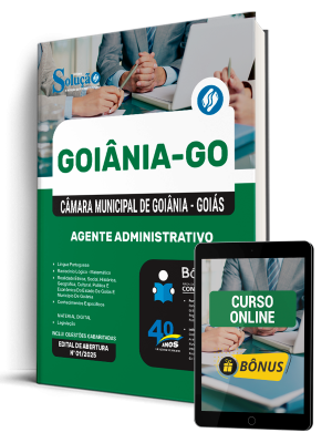 Apostila Câmara de Goiânia - GO 2026 - Agente Administrativo - Imagem 1