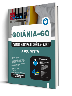 Apostila Câmara de Goiânia - GO 2025 - Arquivista - Imagem 2