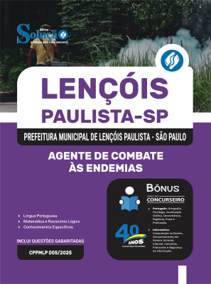 Apostila Prefeitura de Lençóis Paulista - SP 2025 - Agente de Combate as Endemias - Imagem 3