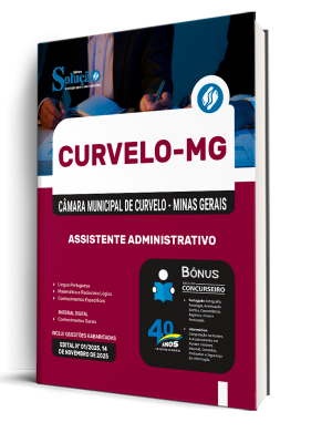 Apostila Câmara de Curvelo-MG 2025 - Assistente Administrativo - Imagem 1