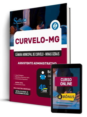 Apostila Câmara de Curvelo-MG 2026 - Assistente Administrativo - Imagem 1