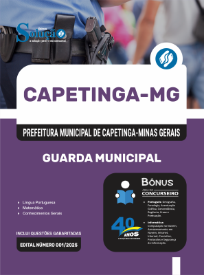 Apostila Prefeitura de Capetinga - MG 2025 - Guarda Municipal - Imagem 3