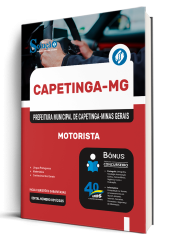 Capa Apostila Prefeitura de Capetinga - MG 2025 - Motorista