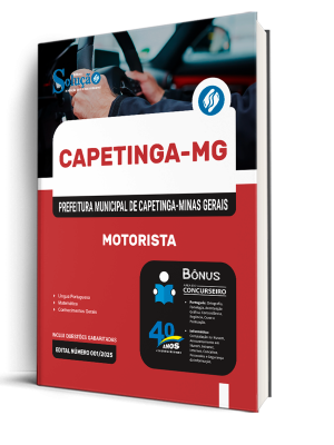 Apostila Prefeitura de Capetinga - MG 2026 - Motorista - Imagem 2
