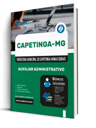 Capa Apostila Prefeitura de Capetinga - MG 2025 - Auxiliar Administrativo