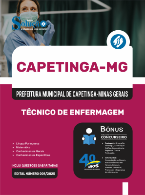 Apostila Prefeitura de Capetinga - MG 2025 - Técnico de Enfermagem - Imagem 3