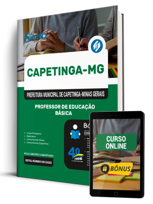 Apostila Prefeitura de Capetinga - MG 2026 - Professor de Educação Básica - Imagem 1