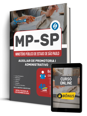 Apostila MP-SP 2026 - Auxiliar de Promotoria I - Administração - Imagem 1