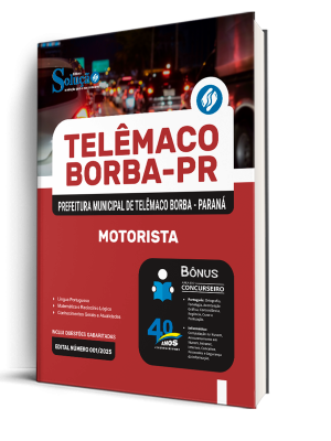 Apostila Prefeitura de Telêmaco Borba - PR 2026 - Motorista - Imagem 2