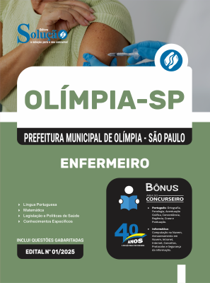 Apostila Prefeitura de Olímpia - SP 2026 - Enfermeiro - Imagem 3