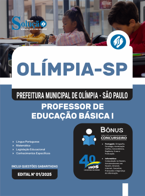 Apostila Prefeitura de Olímpia - SP 2025 - Professor de Educação Básica I - Imagem 3